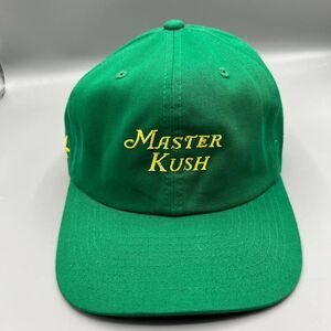 Master Kush Hat Men Green Skate Grassroots Strap‎ Back Cap